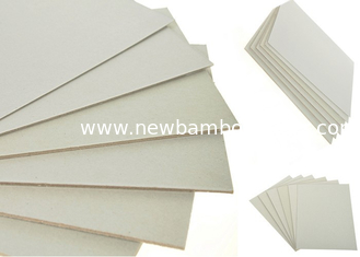 China Grade A 1250gsm / 2.04mm Grey Chip board Made by Recycled Paper supplier